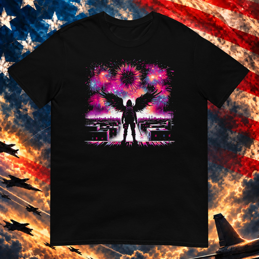 America In Paradise T-shirt, Black — Printful-scale image