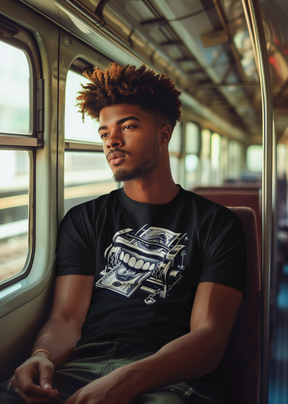 "Mouth And Chains, Money Printer" Unisex Color Graphic Tee | by AmericaShirt™