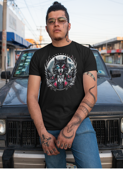 "Alpha Wolf of America" Unisex Full Color Graphic Tee | by AmericaShirt™