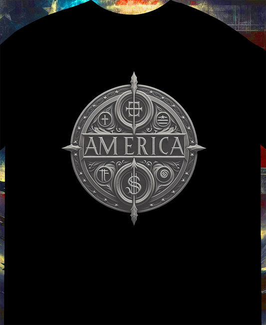 Eternal America black T-shirt main product image