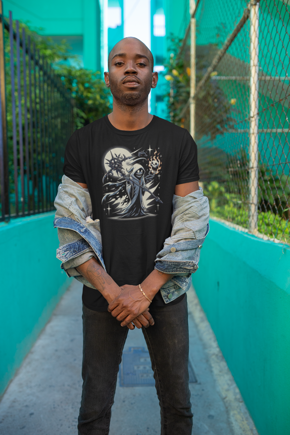 "Specter of the American Night" Unisex Full Color Graphic Tee | by AmericaShirt™