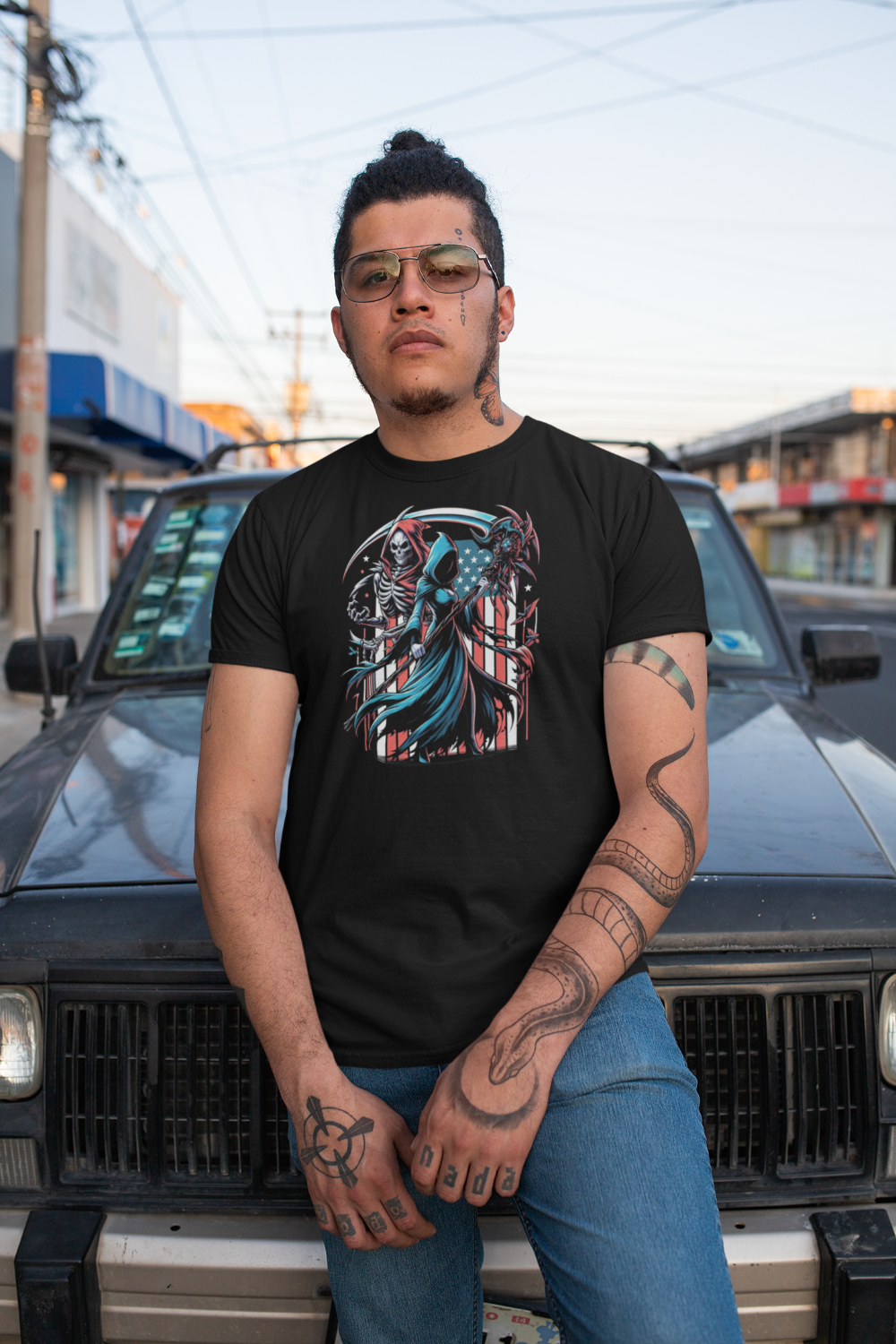 The Reaper Wears Red, White & Blue