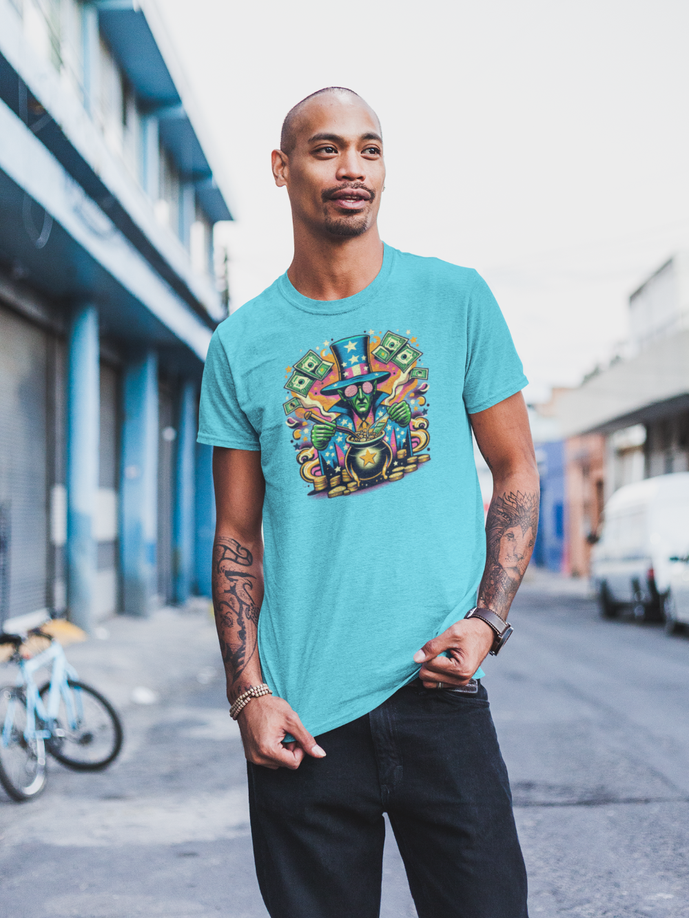 "The Alchemist of Liberty" Unisex Full Color Graphic Tee | by AmericaShirt™
