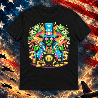 The Alchemist of Liberty T-shirt, Black — square image preview