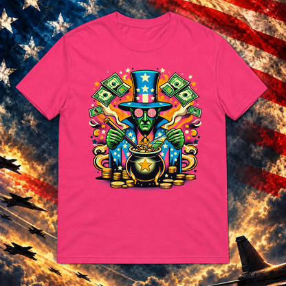 The Alchemist of Liberty T-shirt, Heliconia — square image preview