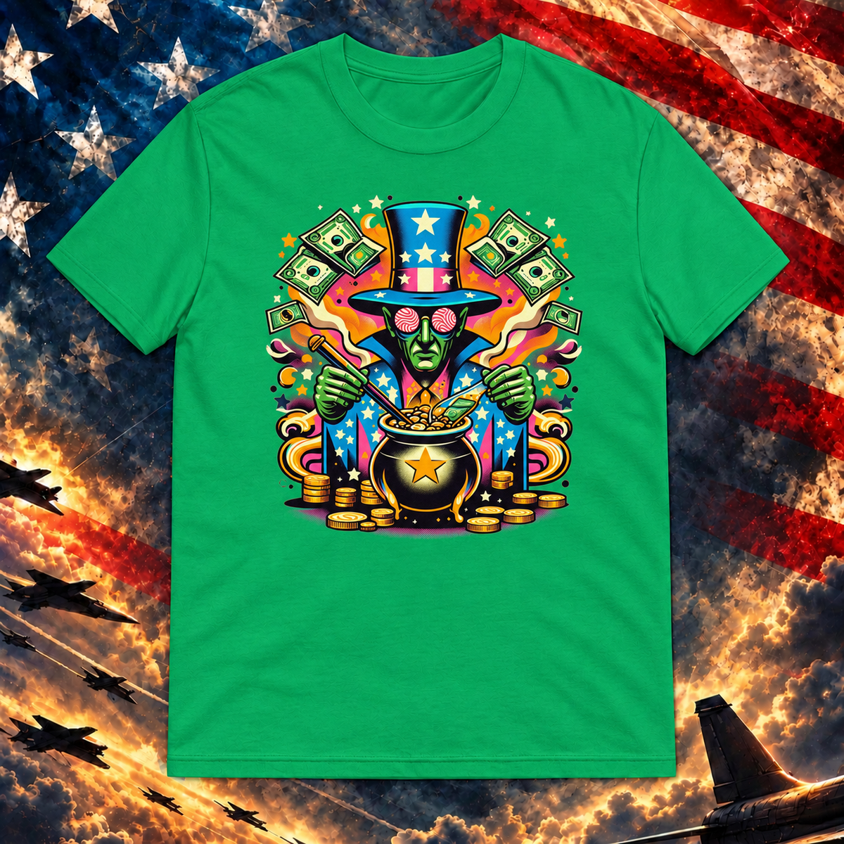 The Alchemist of Liberty T-shirt, Irish Green — square image preview
