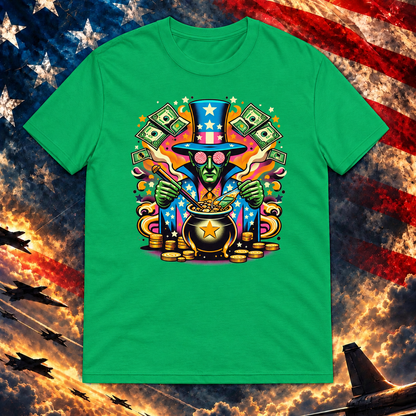 The Alchemist of Liberty T-shirt, Irish Green — square image preview