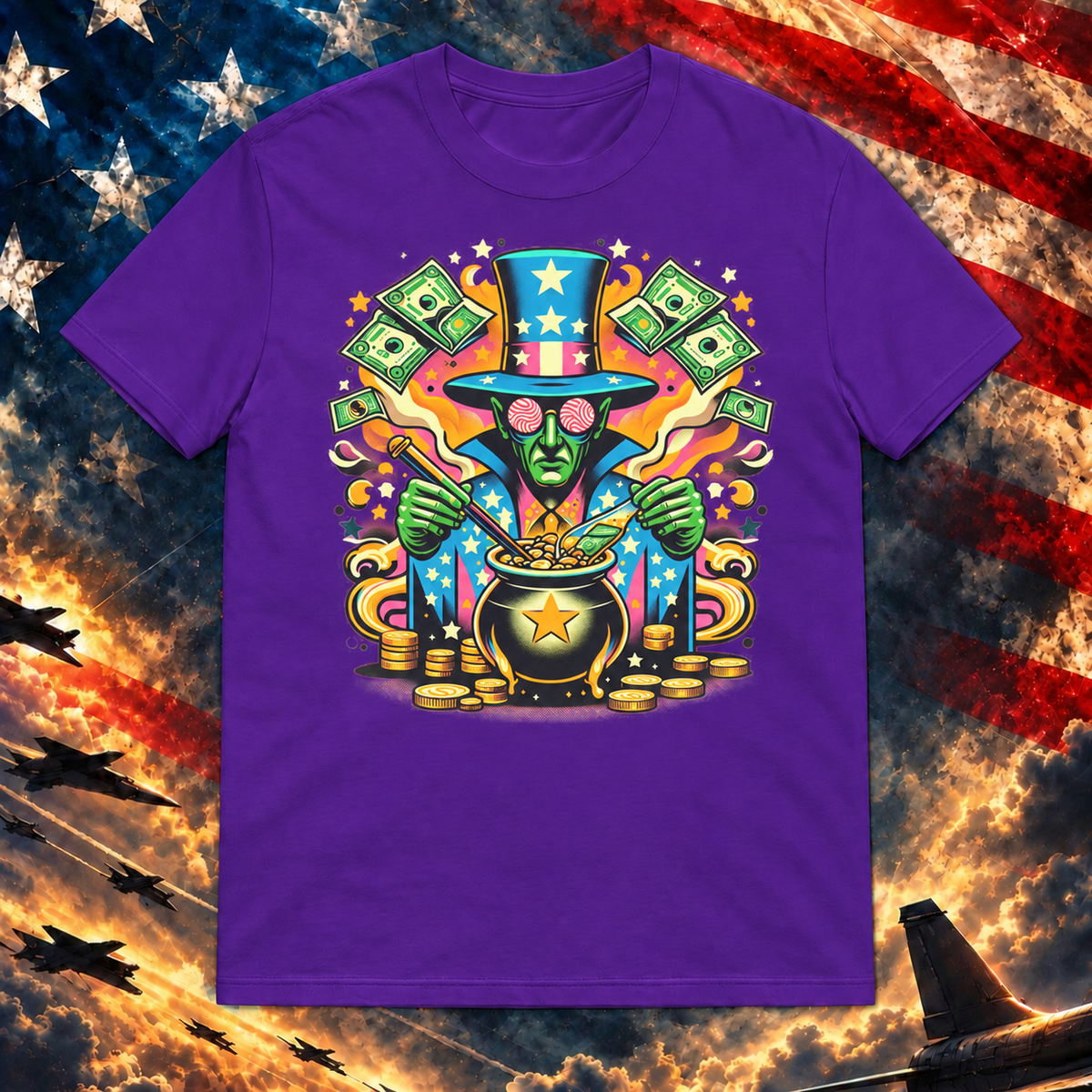 The Alchemist of Liberty T-shirt, Purple — square image preview