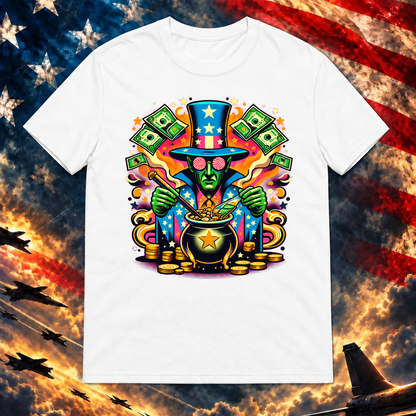 The Alchemist of Liberty T-shirt, White — square image preview